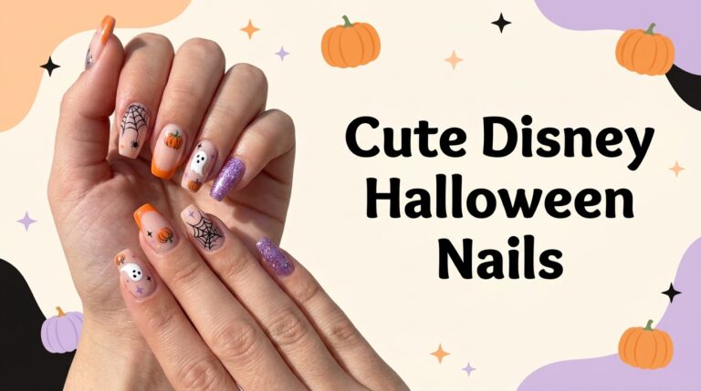 20 Cute Spooky Magical Disney Halloween Nails Ideas