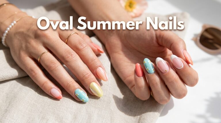 19 Oval Summer Nails for a Fresh, Pretty Manicure