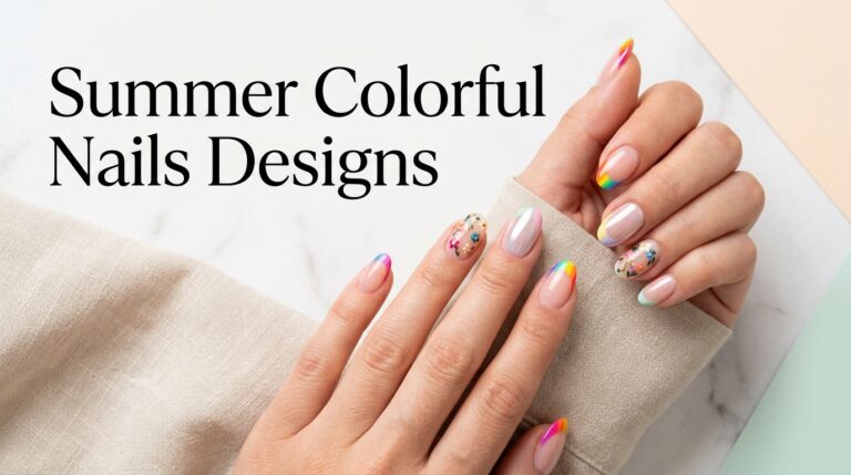 18 Summer Colorful Nails Designs for Bright Seasonal Manicures