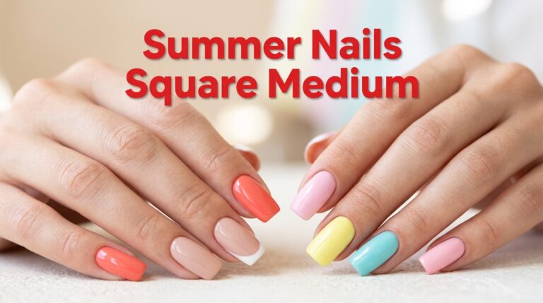 20 Summer Nails Square Medium Ideas for a Fresh Seasonal Manicure