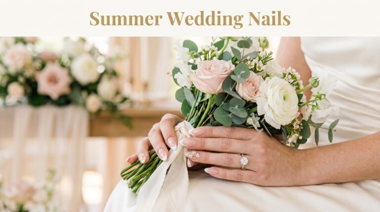 20 Summer Wedding Nails for Elegant Bridal Manicures