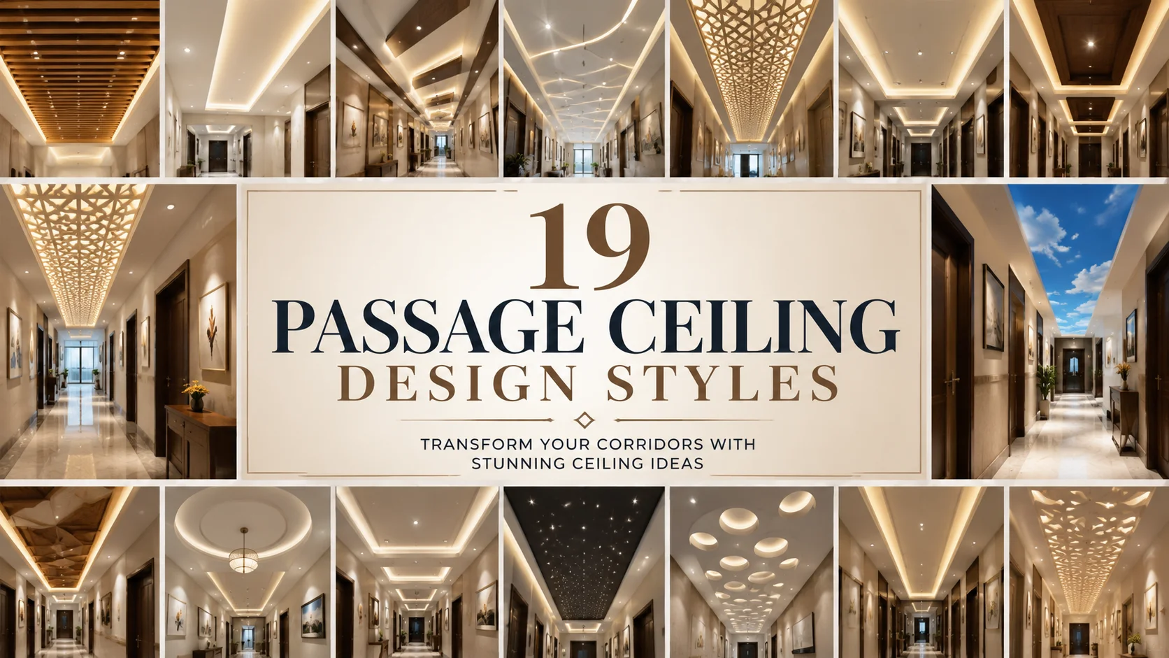 19 Passage Ceiling Design Styles