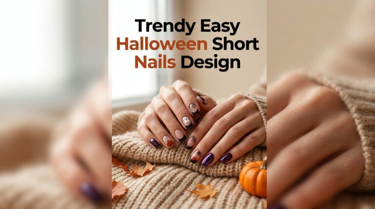 22 Trendy Easy Halloween Short Nails Design Ideas