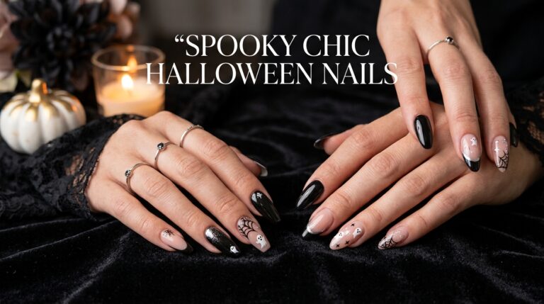 20 Spooky Chic Halloween Nails Ideas for Stylish Seasonal Manicures