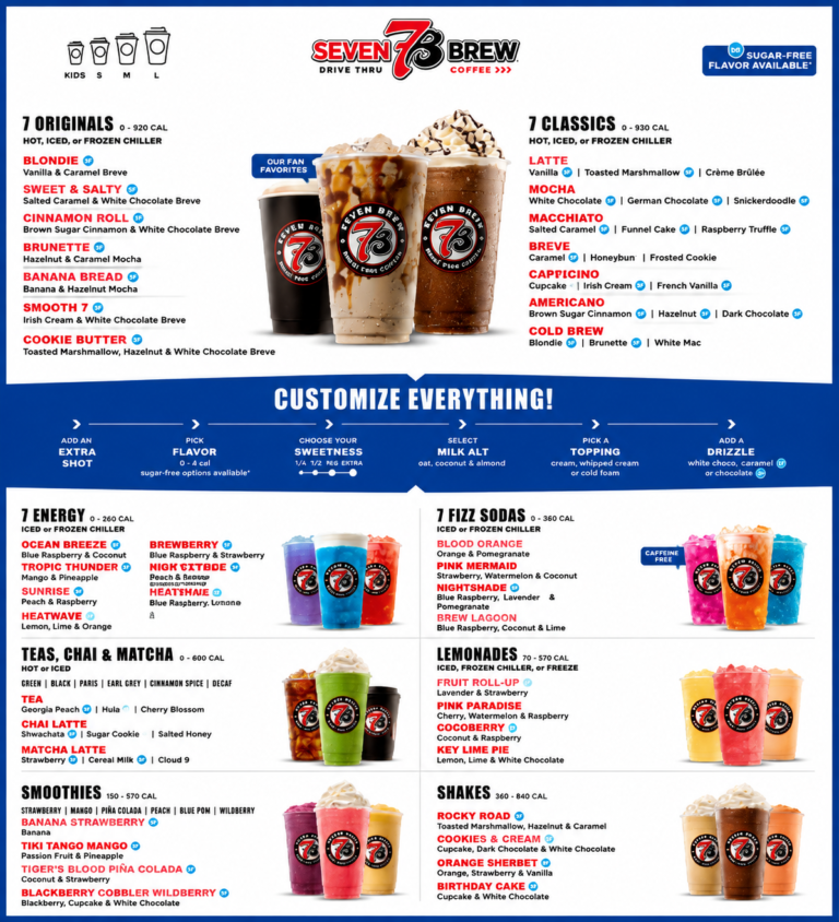 7 Brew Secret Menu Prices