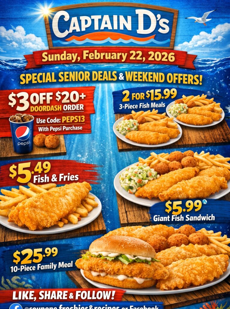 Captain D's Menu With Prices