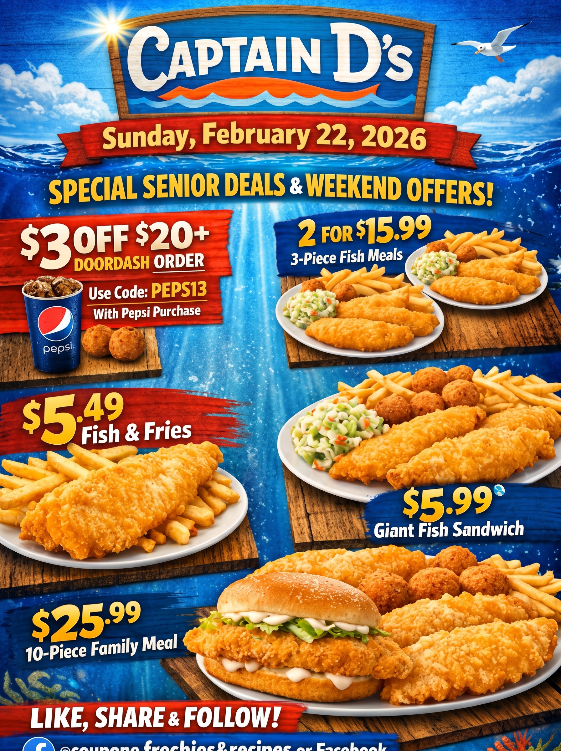 Captain D's Menu With Prices