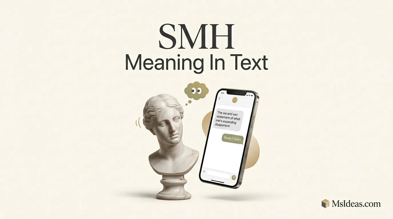 SMH Meaning in Text What Does SMH Mean in Messages and Online Chats